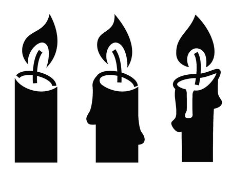 Candle iconのイラスト素材