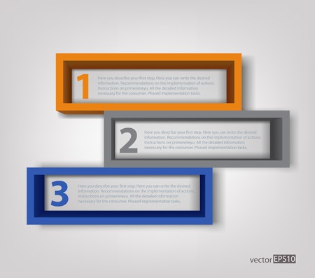 3d framesのイラスト素材