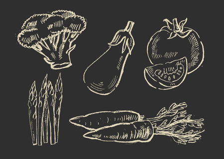 illustration of vegetablesのイラスト素材