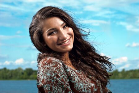 beautiful young womenの写真素材