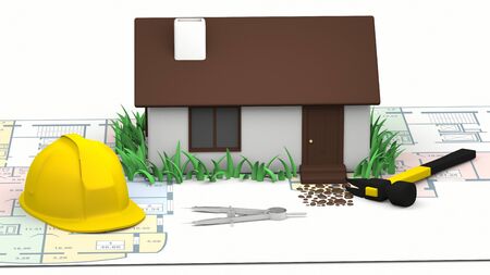 Building conceptの写真素材