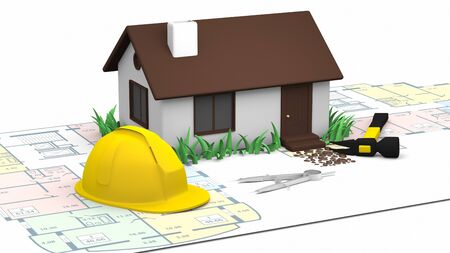 Building conceptの写真素材