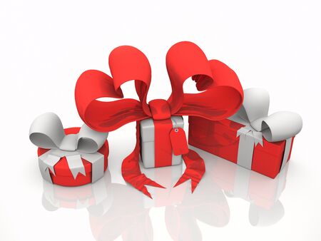 gift boxesの写真素材