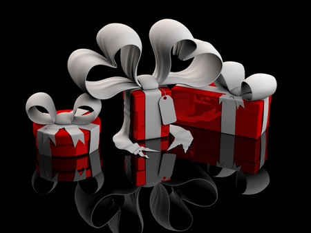 gift boxesの写真素材