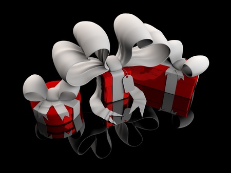 gift boxesの写真素材
