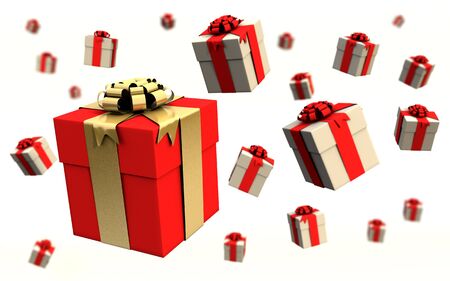 gift boxesの写真素材