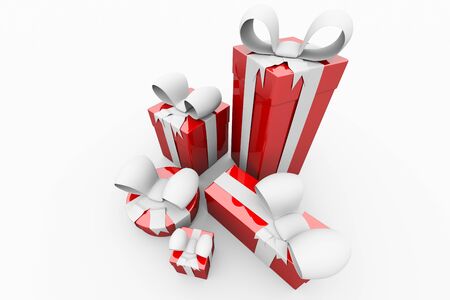 gift boxesの写真素材