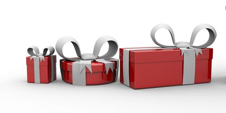 gift boxesの写真素材