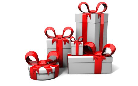 gift boxesの写真素材