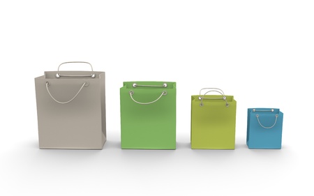 shopping bagの写真素材