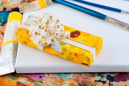 gift boxの写真素材