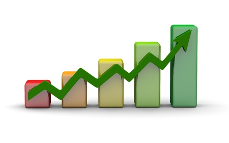 business finance chart, diagram, bar, graphicの写真素材