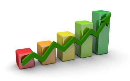 business finance chart, diagram, bar, graphicの写真素材