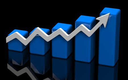 business finance chart, diagram, bar, graphicの写真素材
