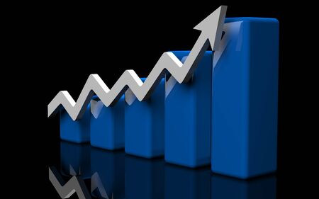 business finance chart, diagram, bar, graphicの写真素材