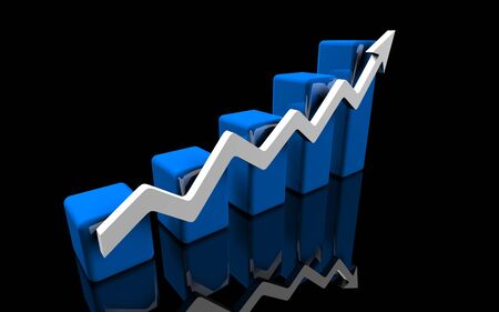 business finance chart, diagram, bar, graphicの写真素材