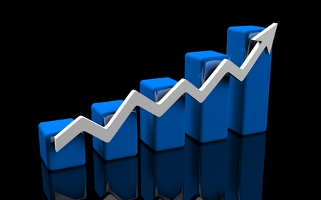 business finance chart, diagram, bar, graphicの写真素材