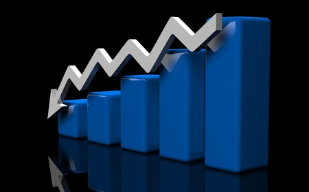 business finance chart, diagram, bar, graphicの写真素材