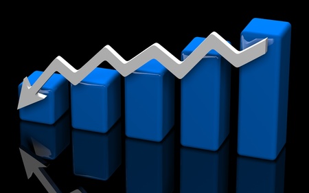 business finance chart, diagram, bar, graphicの写真素材