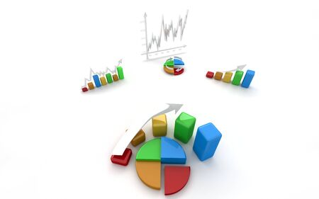 business finance chart, diagram, bar, graphicの写真素材