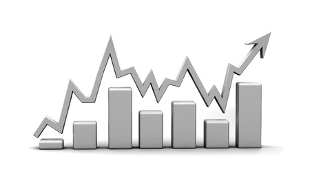 business finance chart, diagram, bar, graphicの写真素材