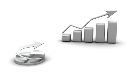 business finance chart, diagram, bar, graphicの写真素材