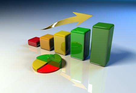 business finance chart, diagram, bar, graphicの写真素材