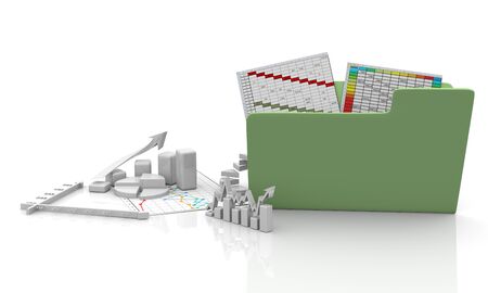 business finance chart, diagram, bar, graphicの写真素材