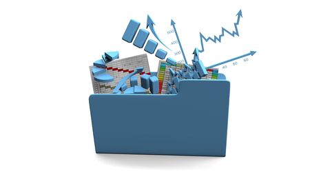business finance chart, diagram, bar, graphicの写真素材