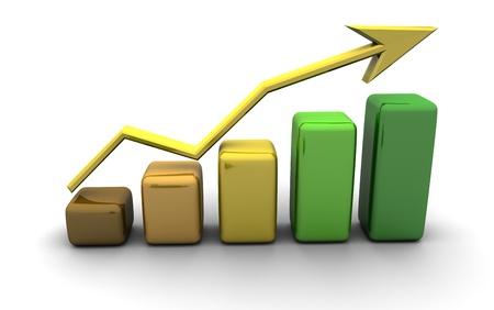 business finance chart, diagram, bar, graphicの写真素材
