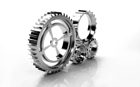gear machinery and titanium conceptの写真素材