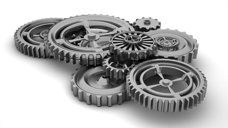 gear machinery and titanium conceptの写真素材
