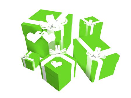 gift boxesの写真素材