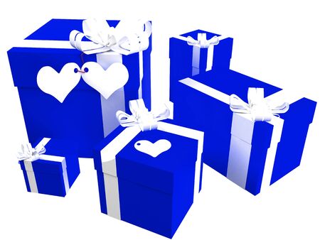 gift boxesの写真素材