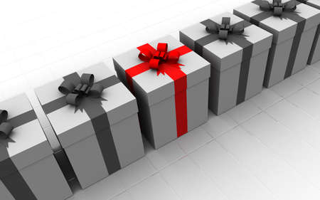 gift boxesの写真素材