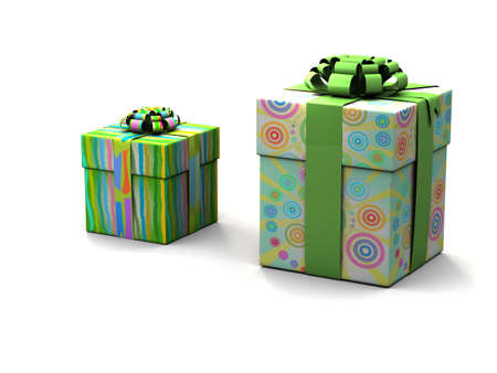 gift boxesの写真素材