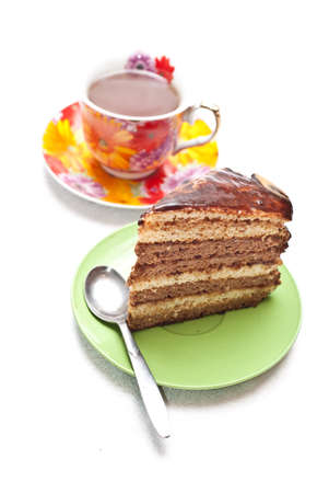 tea with cakeの写真素材