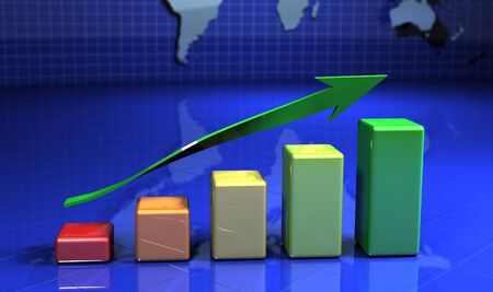 business graph, chart, diagramの写真素材