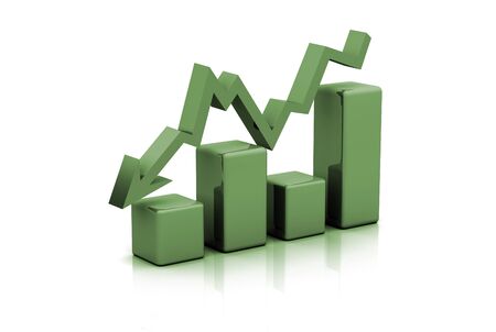 business graph, chart, diagramの写真素材