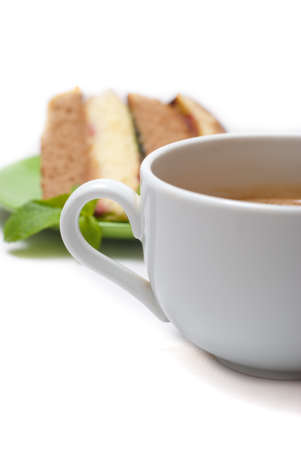 tea with cakeの写真素材