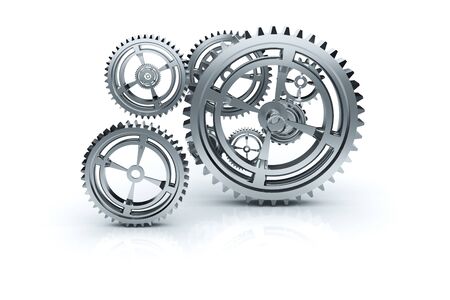 gear machinery and titanium conceptの写真素材
