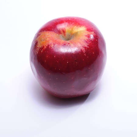 red apple on a white background