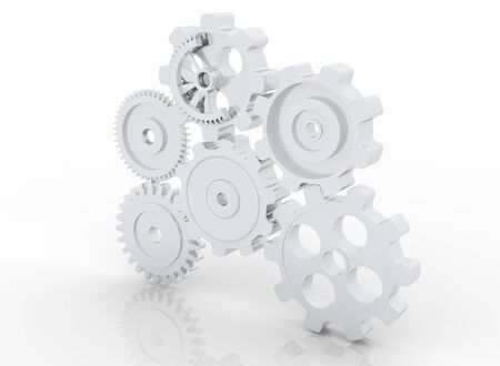 gear machinery and titanium conceptの写真素材