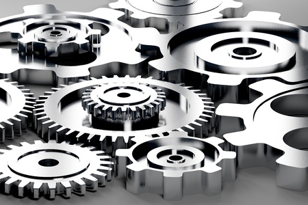 gear machinery and titanium conceptの写真素材