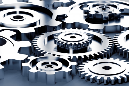 gear machinery and titanium conceptの写真素材