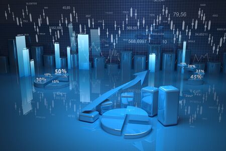business finance chart, diagram, bar, graphic の写真素材