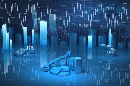 business finance chart, diagram, bar, graphic の写真素材