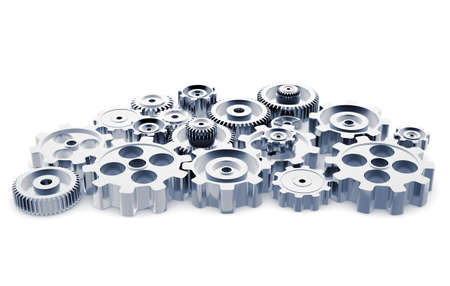 gear machinery and titanium conceptの写真素材