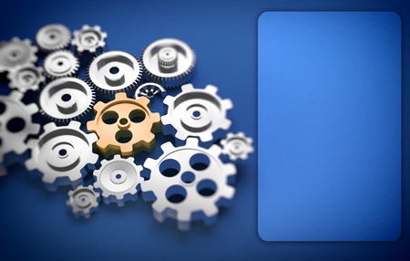 gear machinery and titanium conceptの写真素材