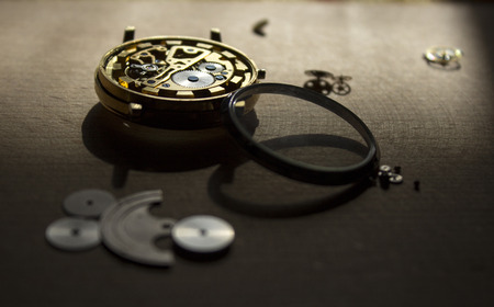 mechanical watch repairの写真素材